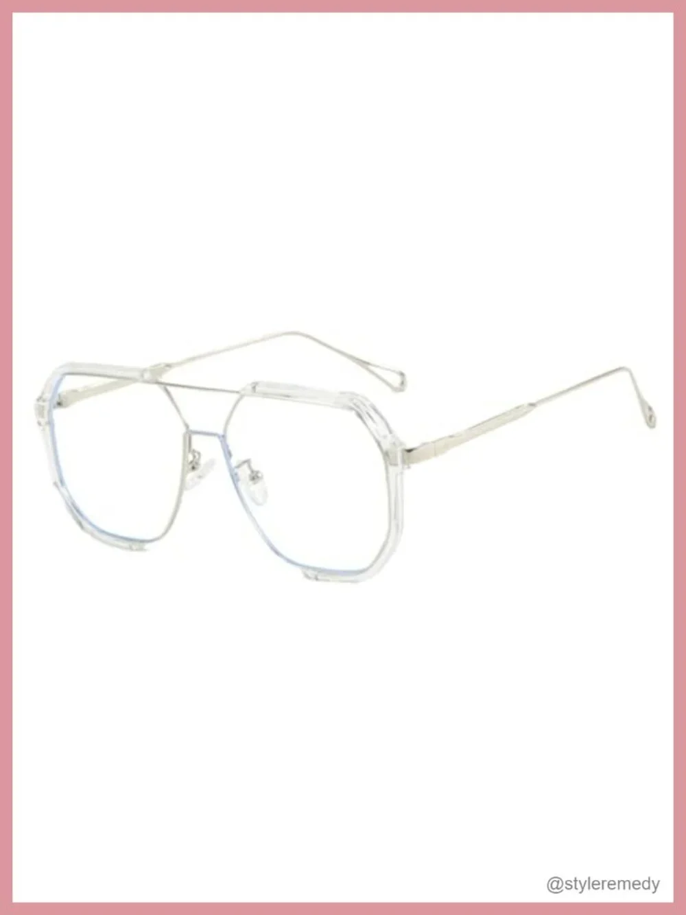 Oversized Square Vintage Punk Sunglasses UV400 Shield Eyewear Unisex